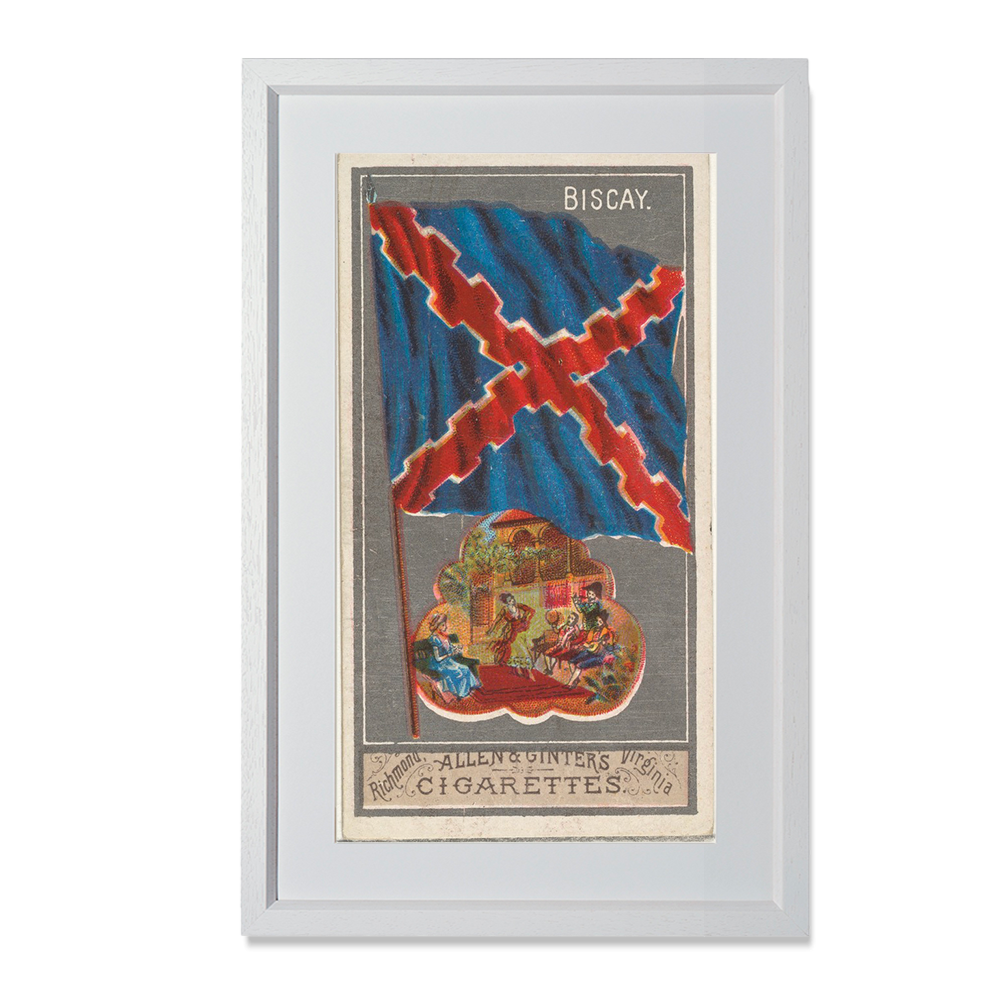 Biscay, from the City Flags series (N6) for Allen & Ginter Cigarettes Brands