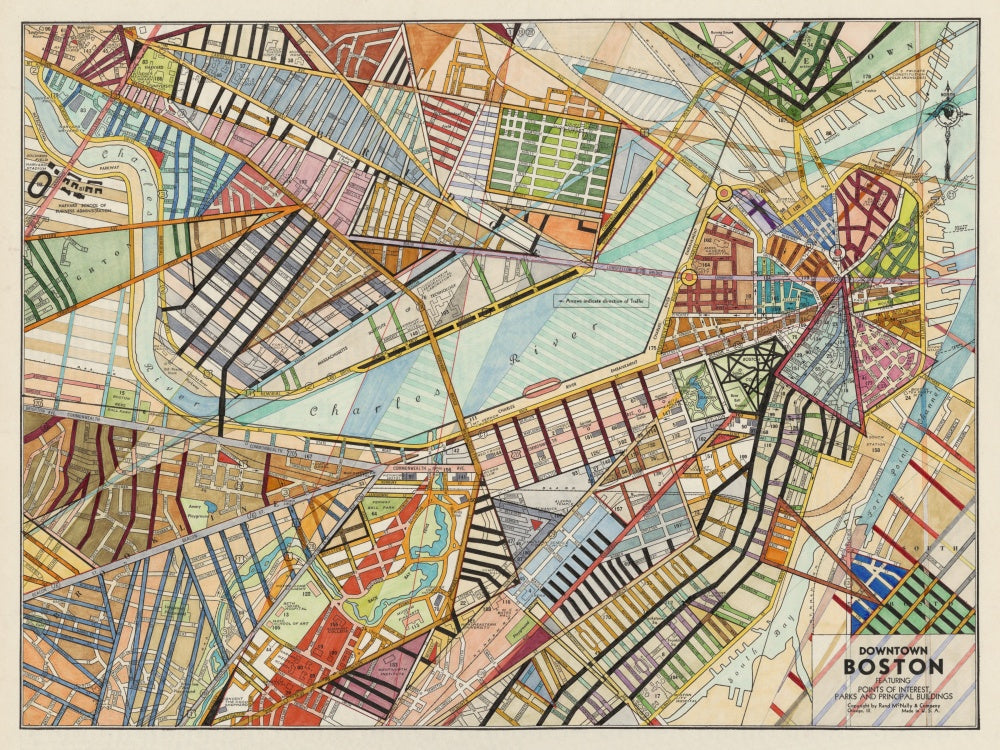 Modern Map of Boston