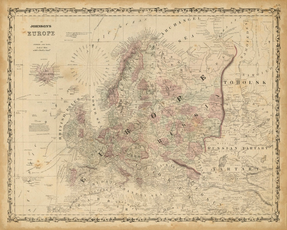 Johnson's Map of Europe