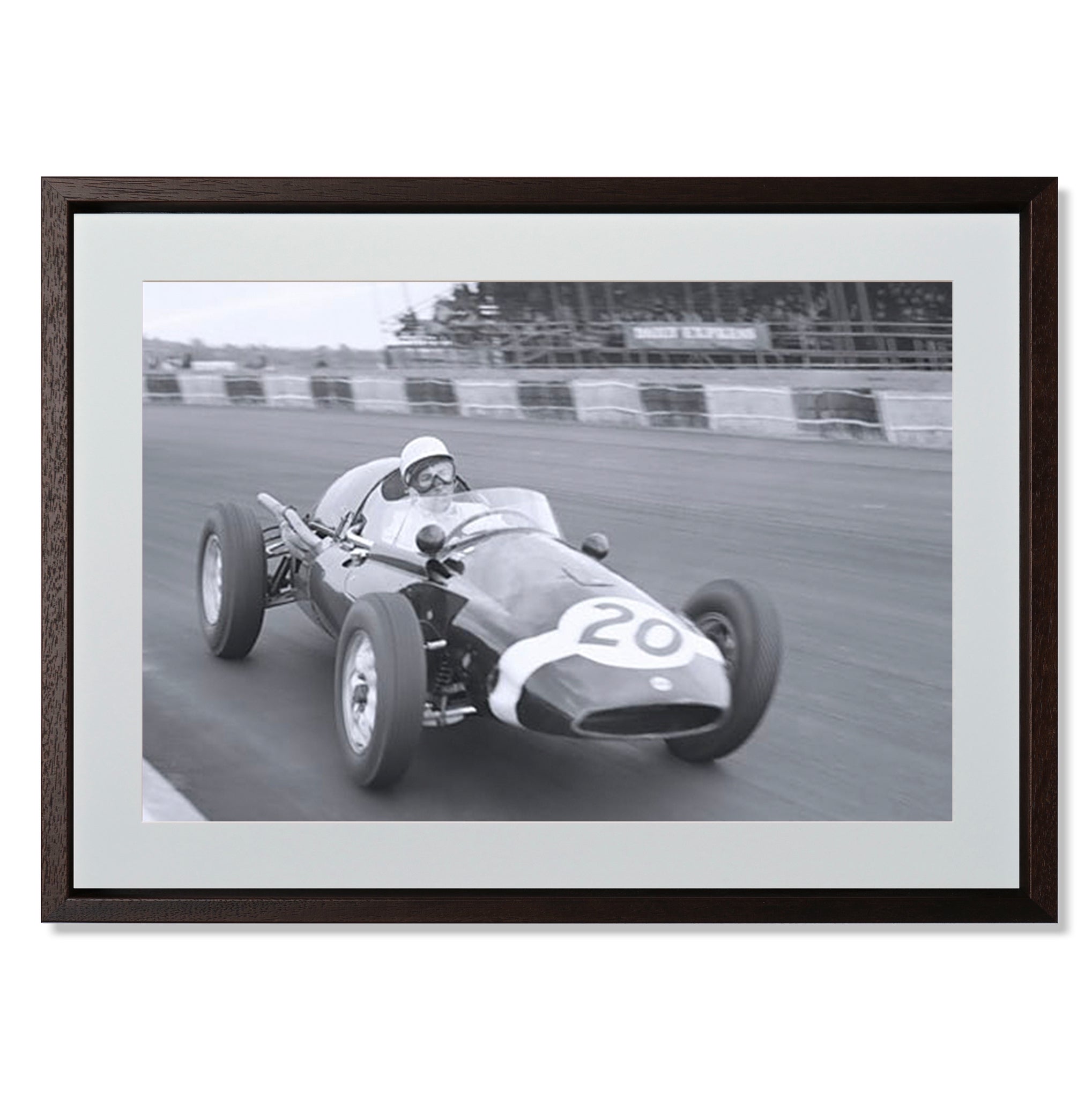 Stirling Moss cornering Silverstone