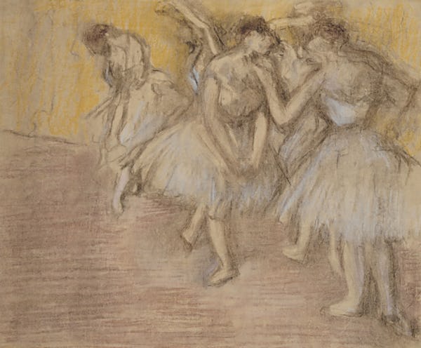 Five Dancers On Stage, c. 1906