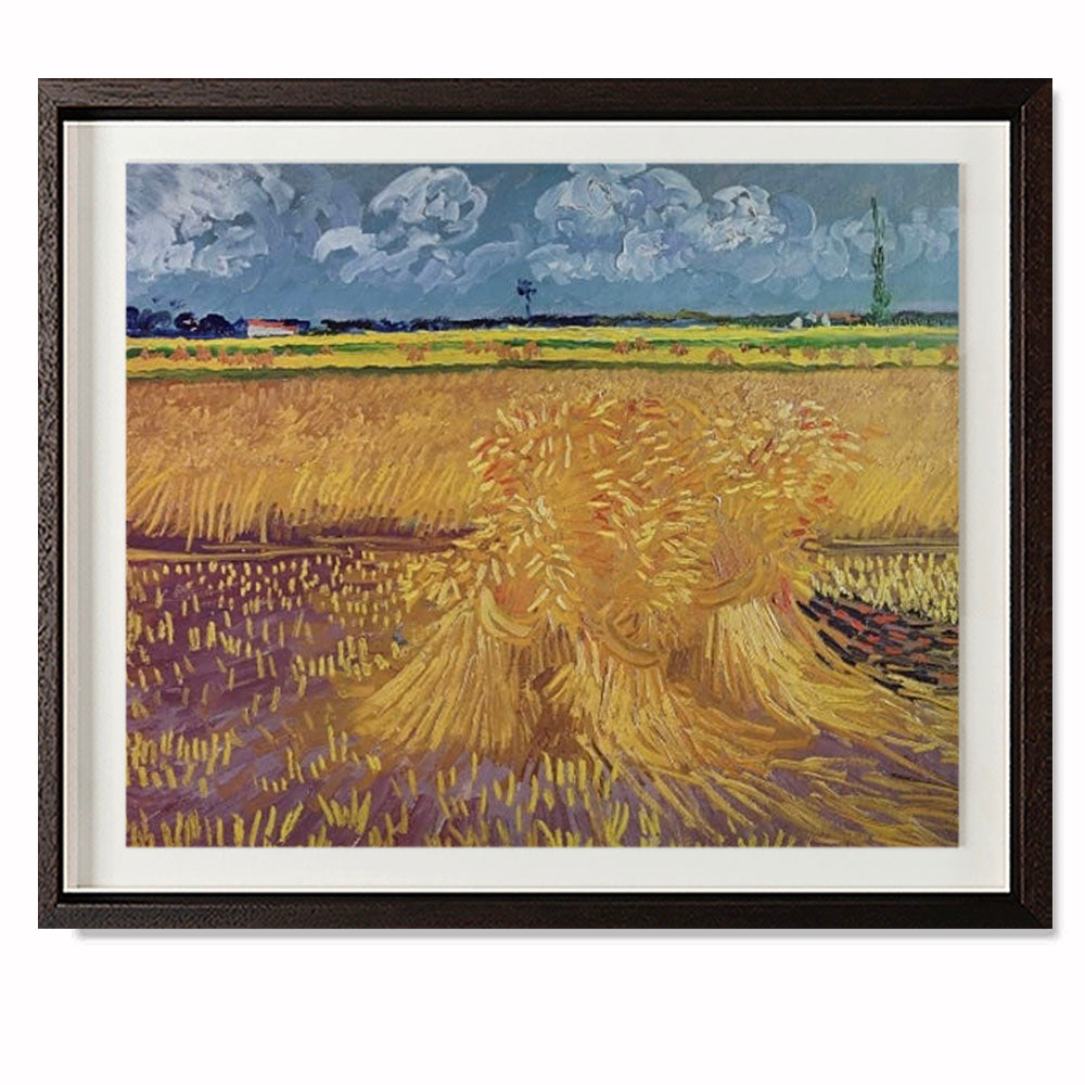 Wheatfield With Sheaves, 1888