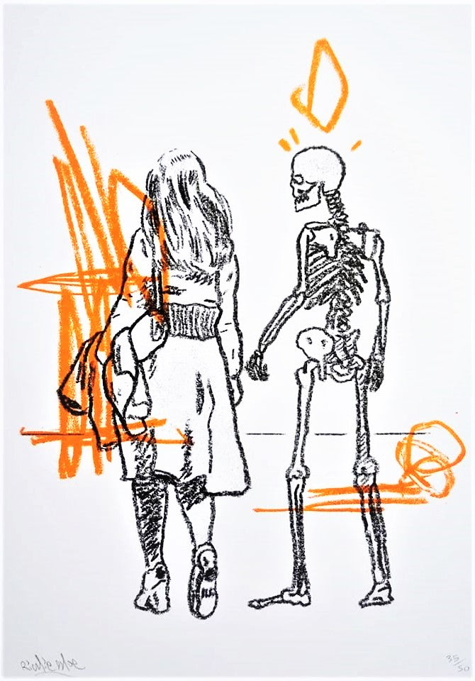 Untitled 3 (Girl And Skeleton)