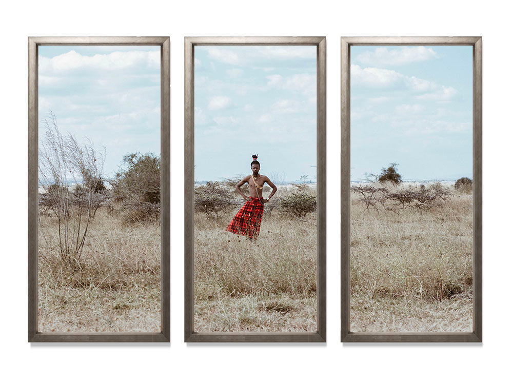 The Cool Maasai 4 - Triptych