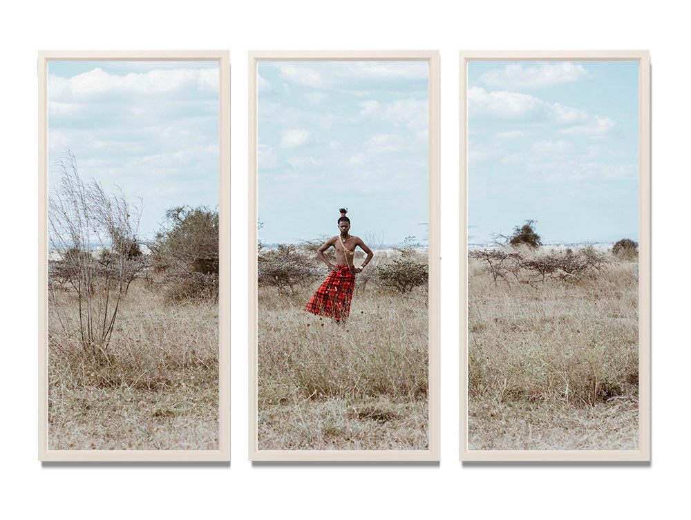 The Cool Maasai 4 - Triptych