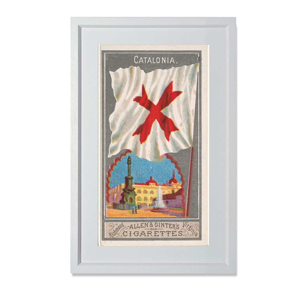 Catalonia, from the City Flags series (N6) for Allen & Ginter Cigarettes Brands