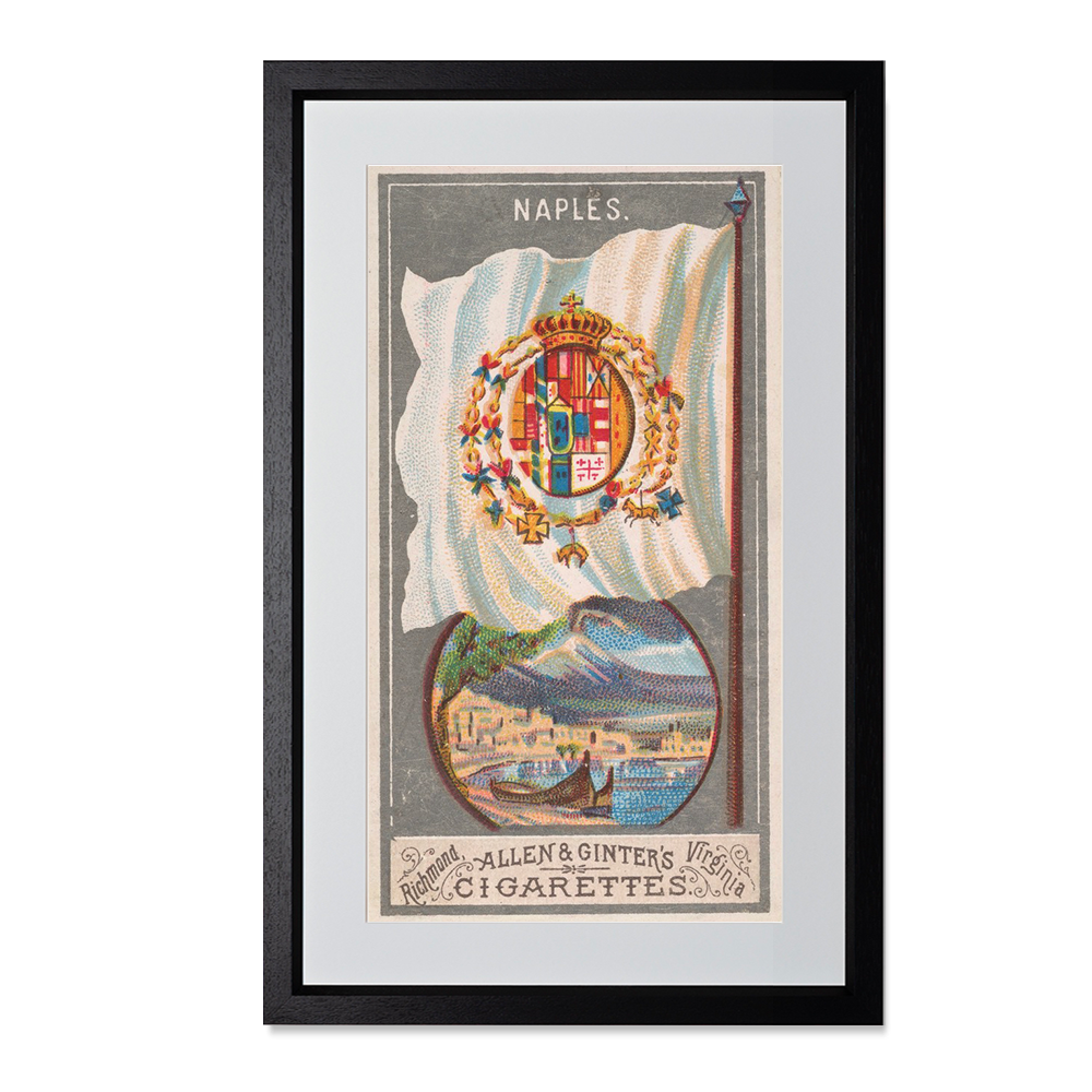 Naples, from the City Flags series (N6) for Allen & Ginter Cigarettes Brands