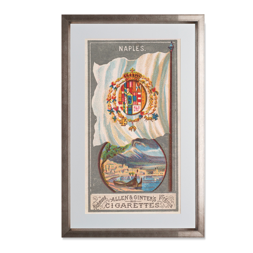 Naples, from the City Flags series (N6) for Allen & Ginter Cigarettes Brands