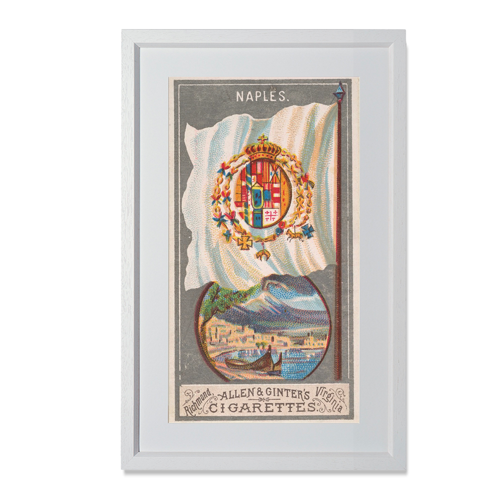 Naples, from the City Flags series (N6) for Allen & Ginter Cigarettes Brands