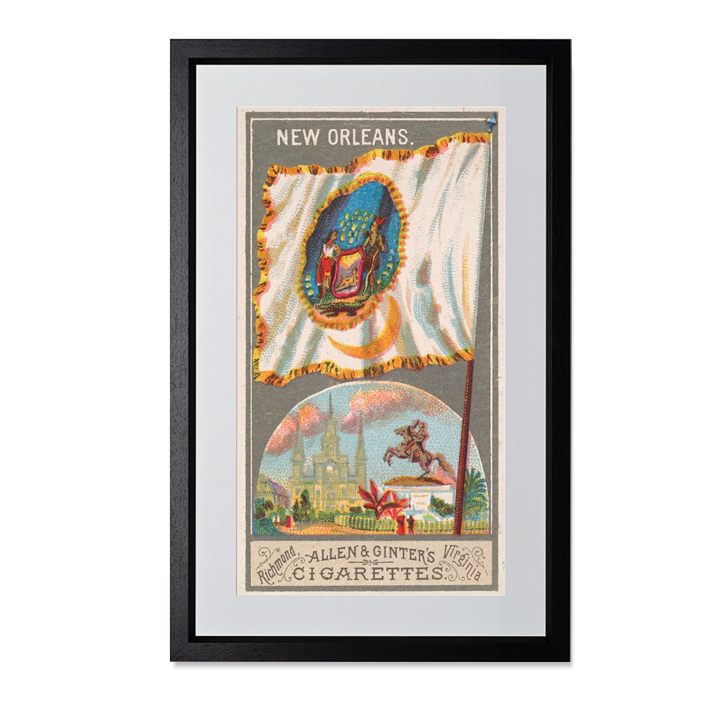 New Orleans, from the City Flags series (N6) for Allen & Ginter Cigarettes Brands