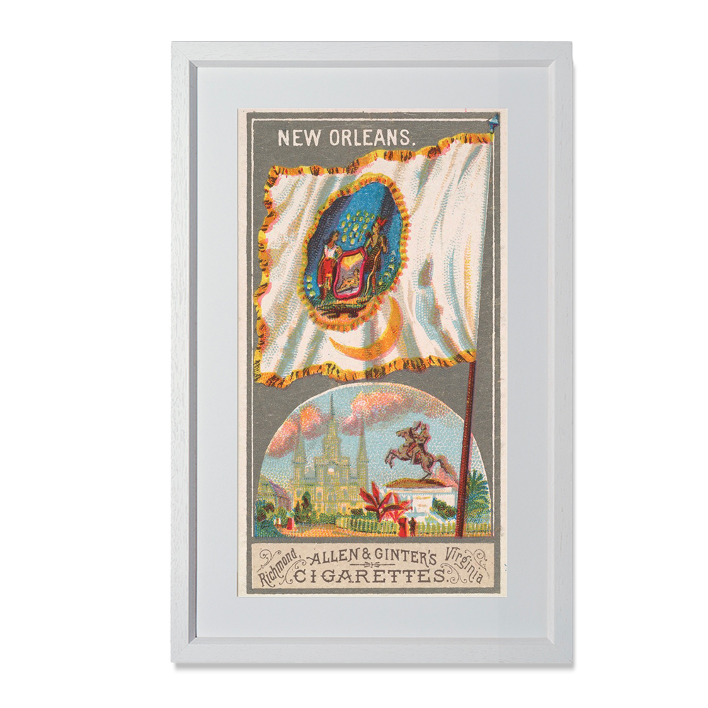 New Orleans, from the City Flags series (N6) for Allen & Ginter Cigarettes Brands