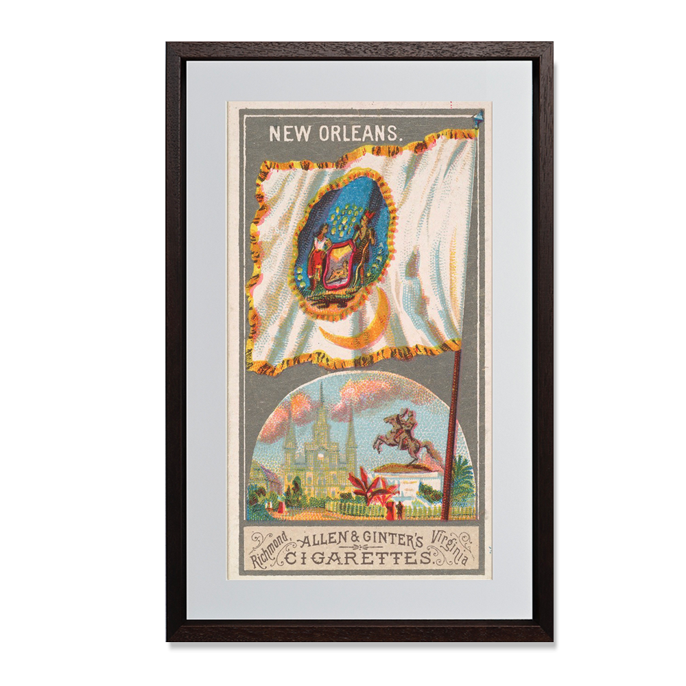 New Orleans, from the City Flags series (N6) for Allen & Ginter Cigarettes Brands