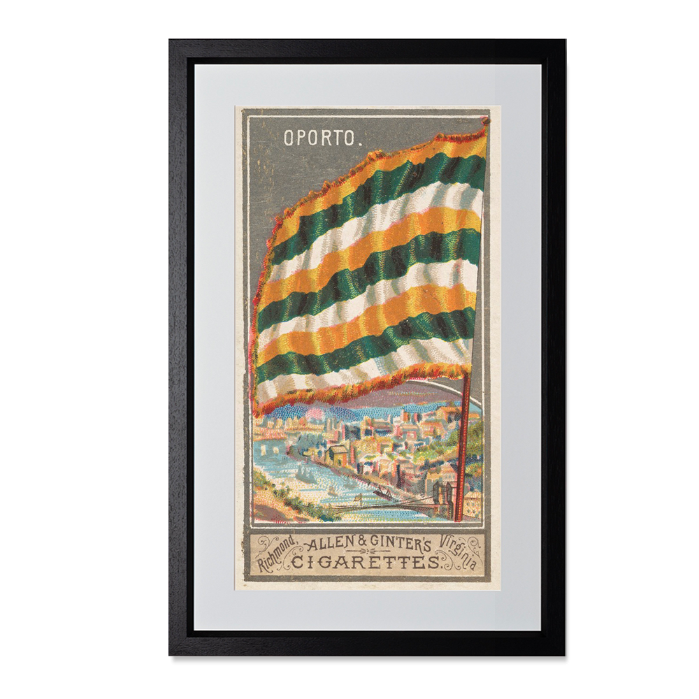 Oporto, from the City Flags series (N6) for Allen & Ginter Cigarettes Brands