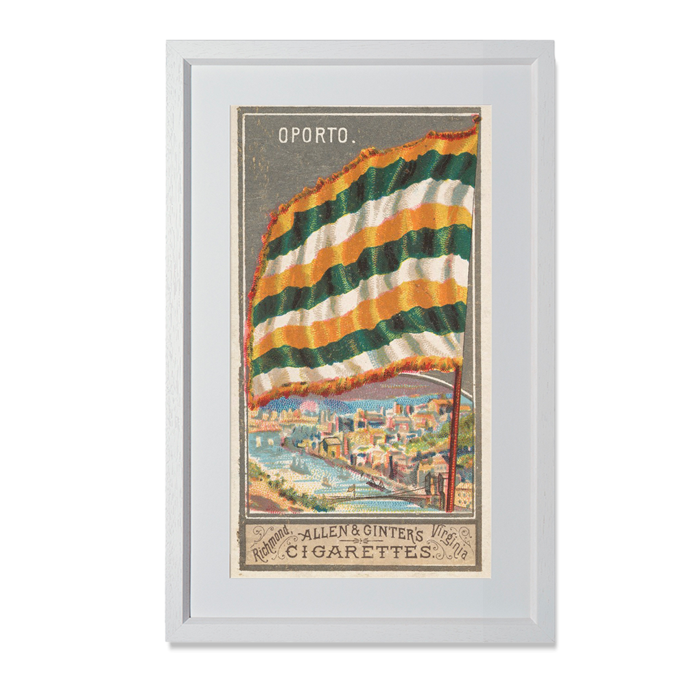 Oporto, from the City Flags series (N6) for Allen & Ginter Cigarettes Brands