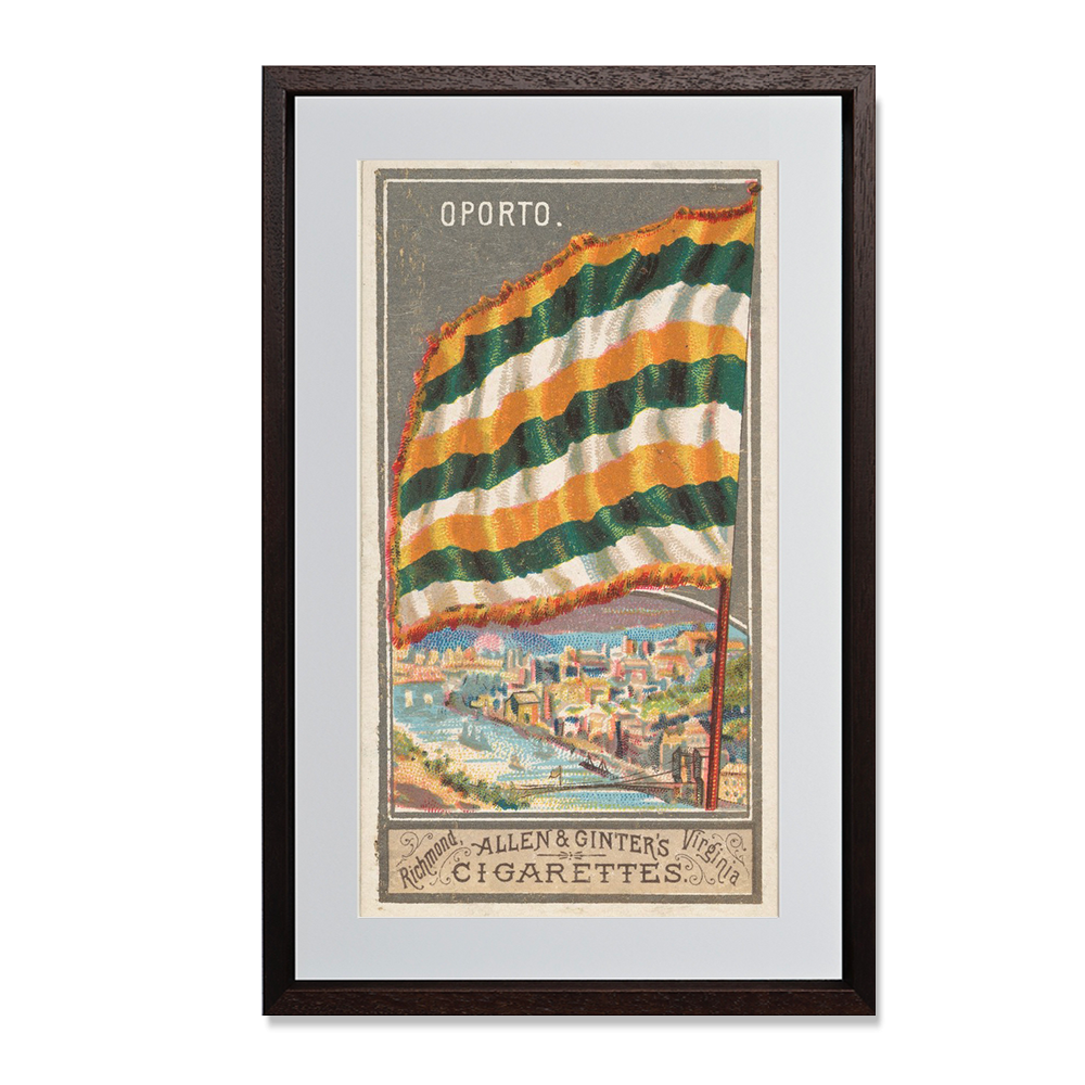 Oporto, from the City Flags series (N6) for Allen & Ginter Cigarettes Brands