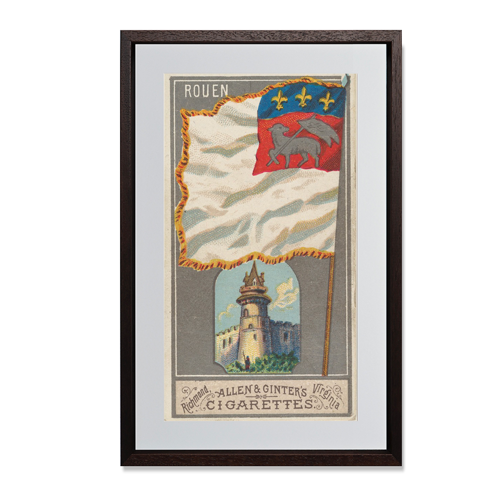 Rouen, from the City Flags series (N6) for Allen & Ginter Cigarettes Brands