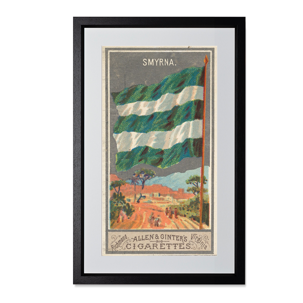 Smyrna, from the City Flags series (N6) for Allen & Ginter Cigarettes Brands