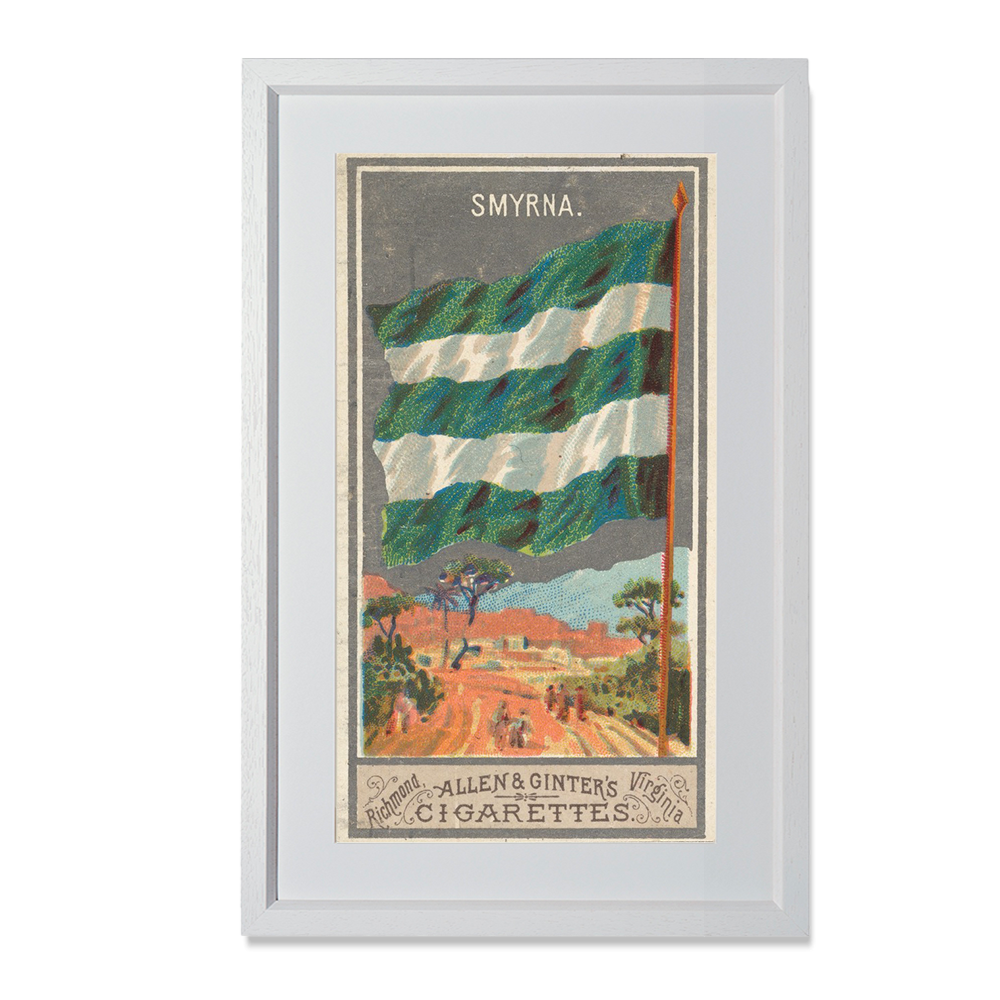 Smyrna, from the City Flags series (N6) for Allen & Ginter Cigarettes Brands