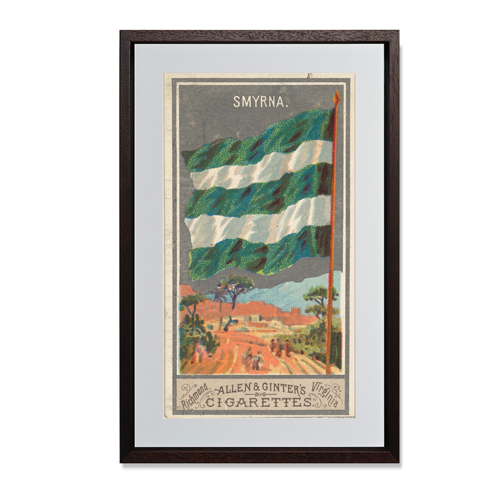 Smyrna, from the City Flags series (N6) for Allen & Ginter Cigarettes Brands